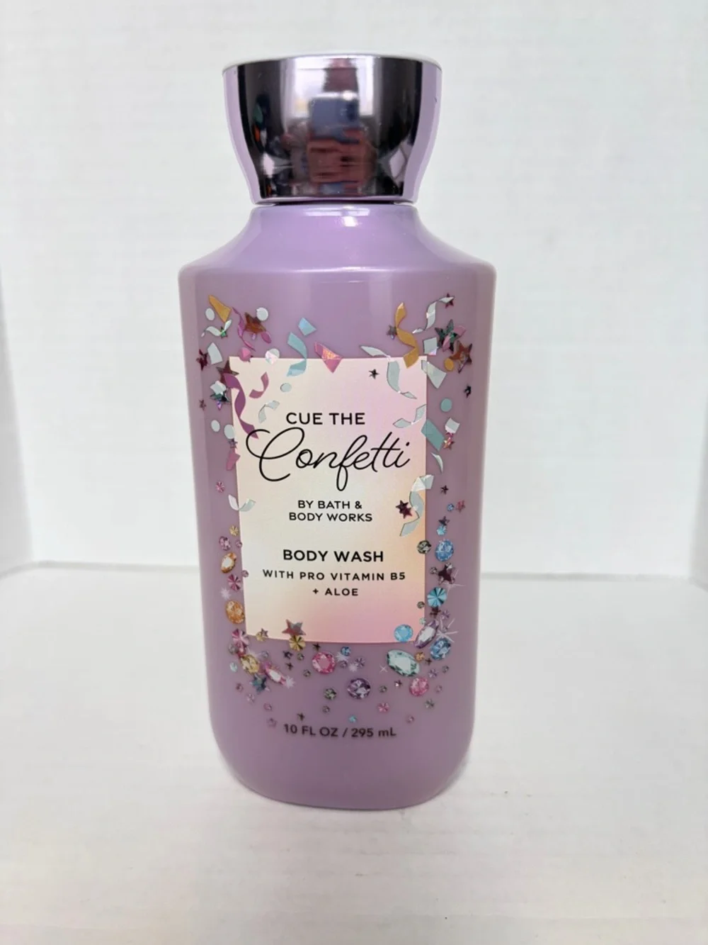 New Bath & Body Works Cue the Confetti Body Wash 10 oz Blackberry Aloe Vitamin
